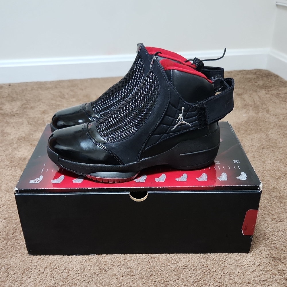 Black and Red Air Jordan 19 Retro Sneakers